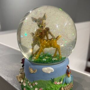 Disney Bambi Snow Globe with Blue and Green Accents